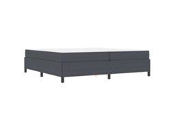Conjunto 1 Estrutura Da Cama Vidaxl Cinzento Tecido (200 X 200 Cm)