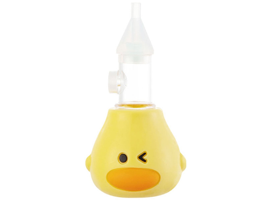 2026 aspirador Nasal Manual para Bebê Silicone Macio Pp Evita Retrocesso Aspira Mucus Moco Amarelo