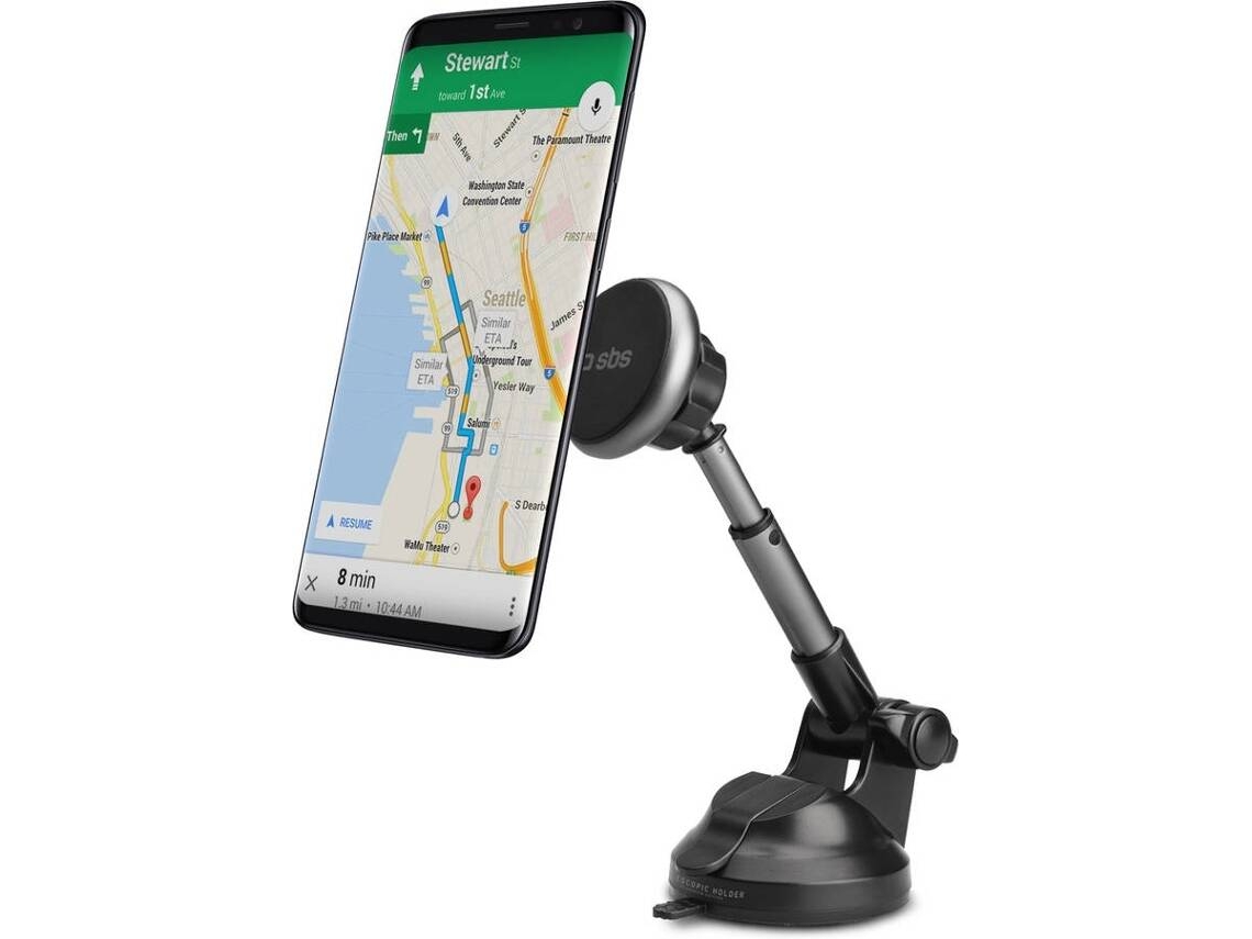Suporte Auto SBS Telescópico Universal Preto