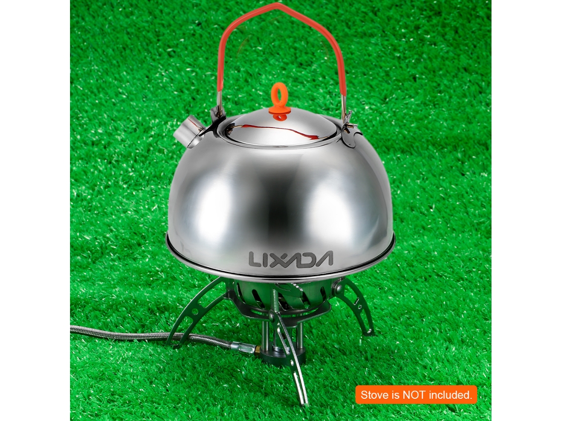 Chaleira de Aço Inox 0.6l Portátil Camping