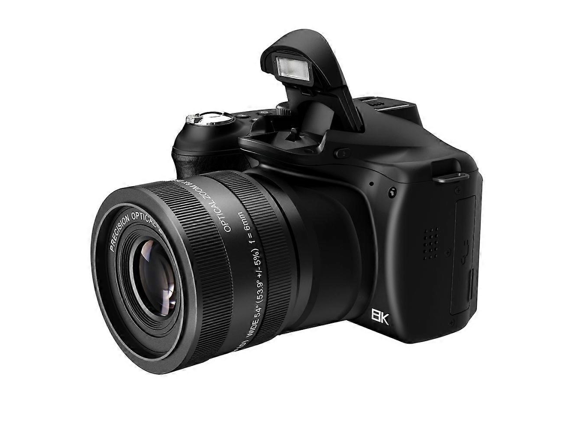Câmara Digital 8k Com Sensor Cmos 75mp, Zoom 40x E Ecrã Ips De 3,0 Polegadas
