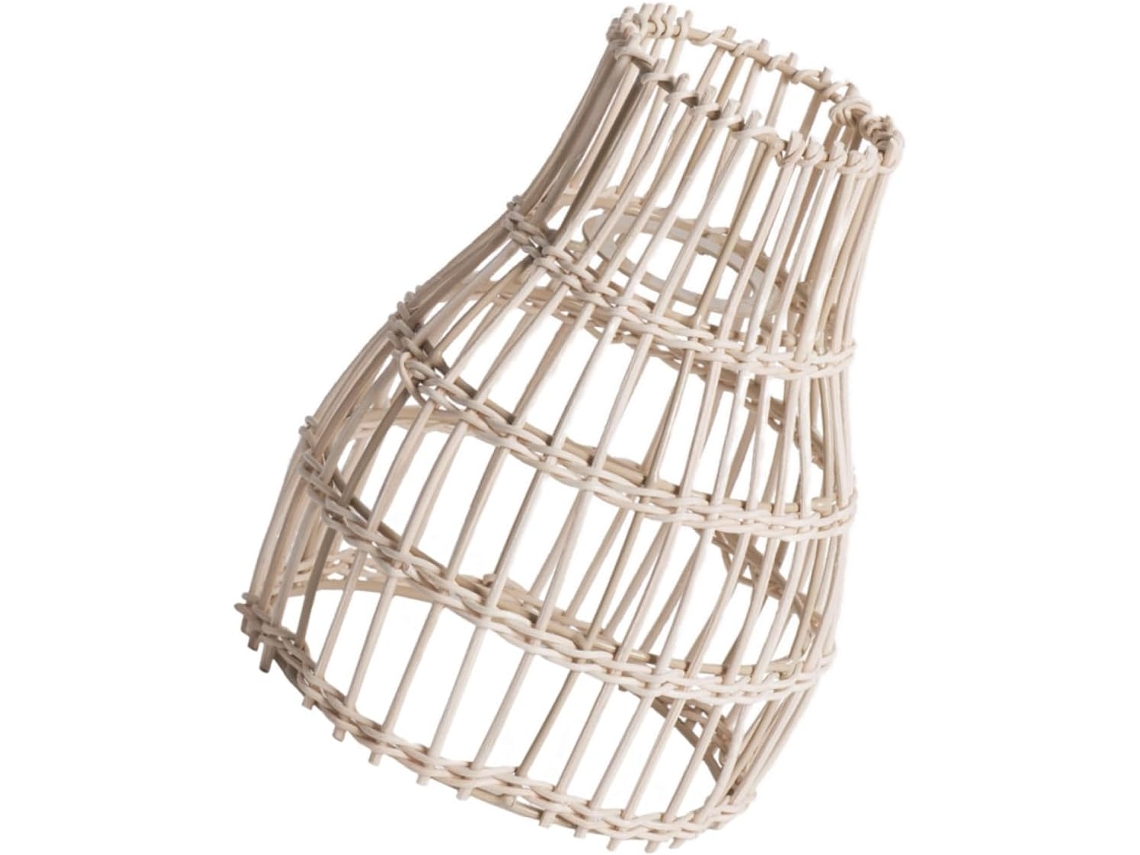 Lustre Pendente em Rattan Trançado para Luminária de Teto SFUSHOS