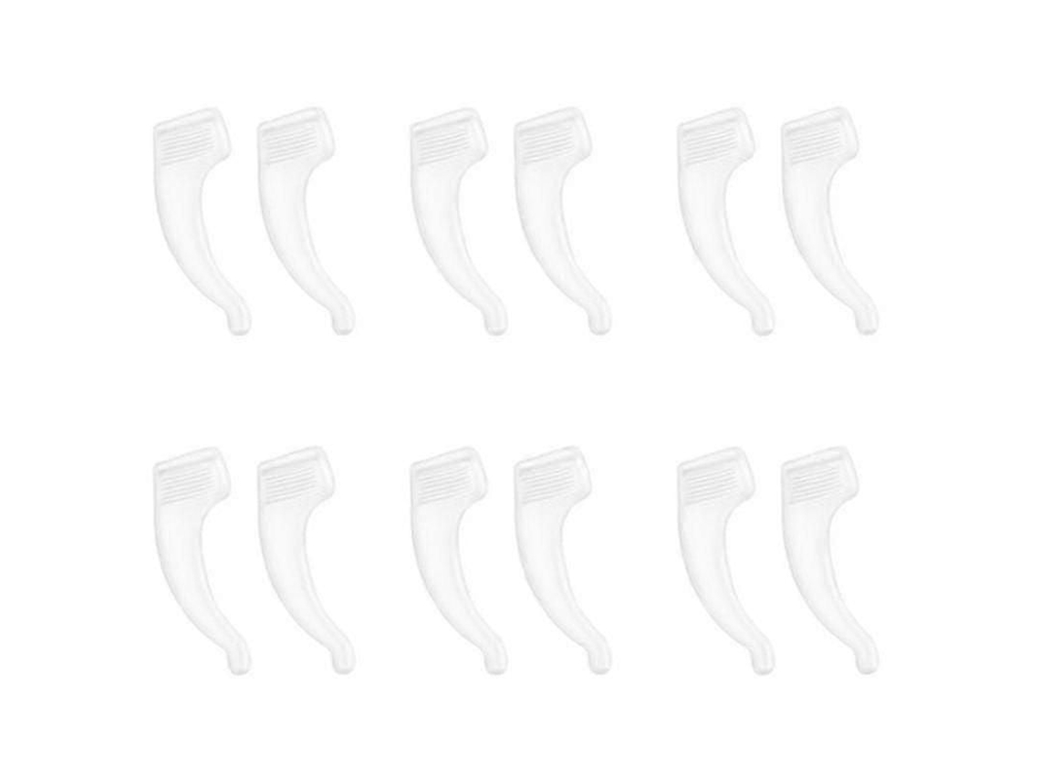 Supvox 20 Pares de Almofadas Silicone Antiderrapantes para Óculos, Suporte Gancho o Relha GOKOCO (transparente)