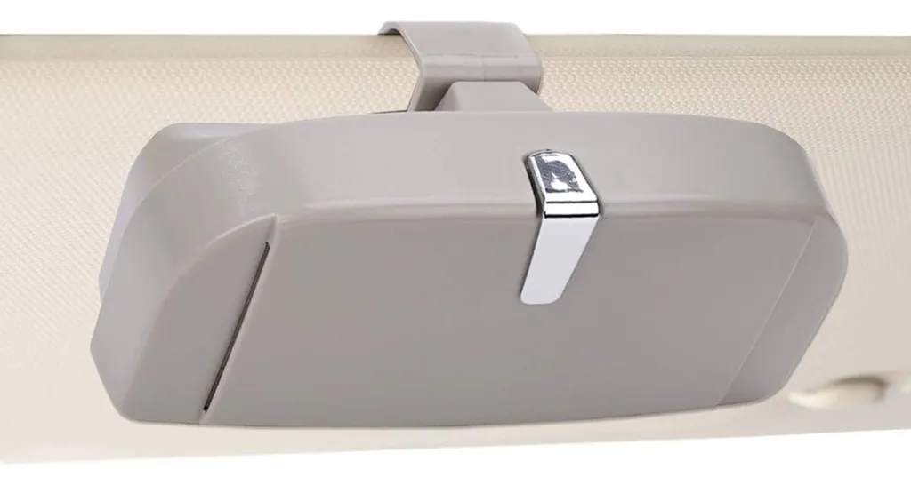 Estojo Universal para Óculos de Carro com Função Magnética e Compartimento para Cartão, Multifuncional de Carro AQUAFORGE