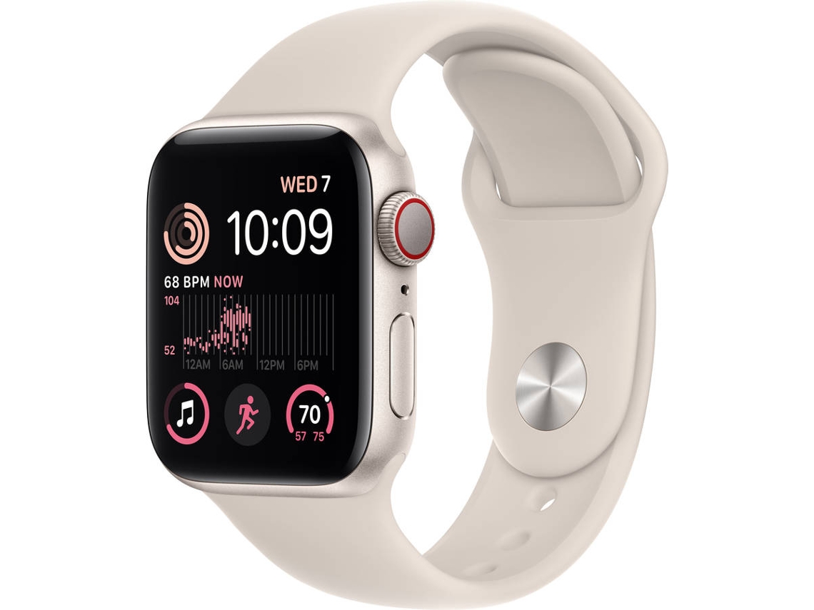 APPLE Watch SE GPS+Cellular 40 mm Luz das Estrelas com Bracelete