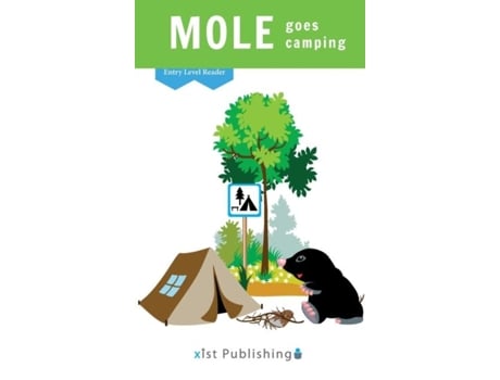 Livro Mole Goes Camping De Cecilia Smith (inglês)