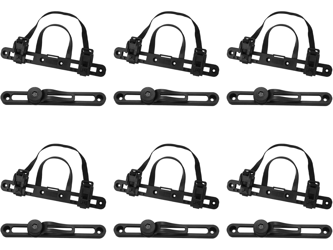 6x Fivelas para Bolsa Camel, Acessórios para Bagagem de Bicicleta, Equipamento para Ciclismo SFUSHOS