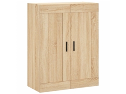 Wall Mounted Cabinet, Wall Mounted Cabinets Vidaxl Marrom Madeira Processada (n/a)