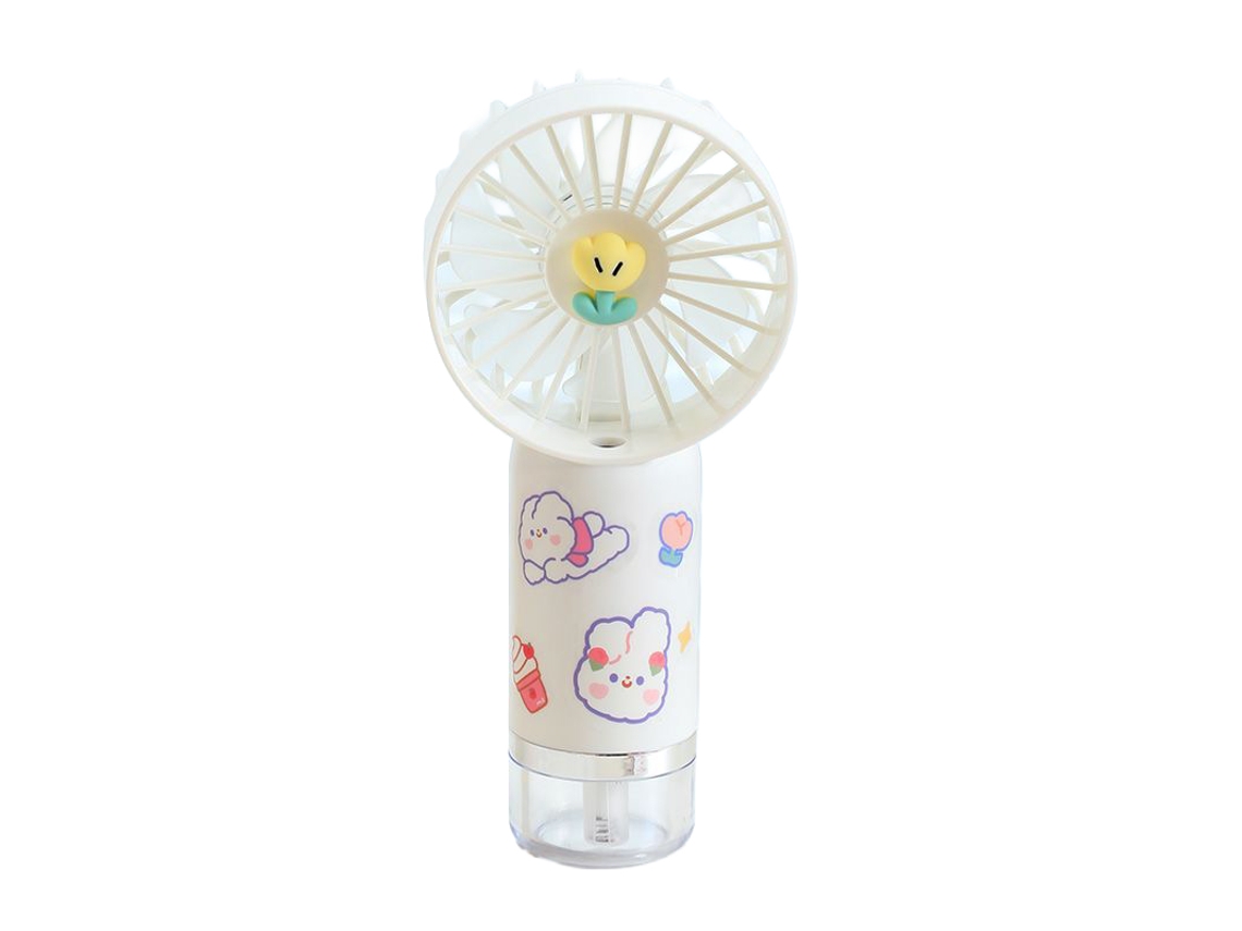 Laxiscreed Ventilador De Mão Com Spray Leve E Portátil Para Verão E Uso Ao Ar Livre