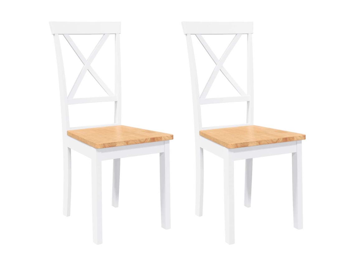 Dining Chair, Dining Chairs Vidaxl Branco Borracha (n/a)