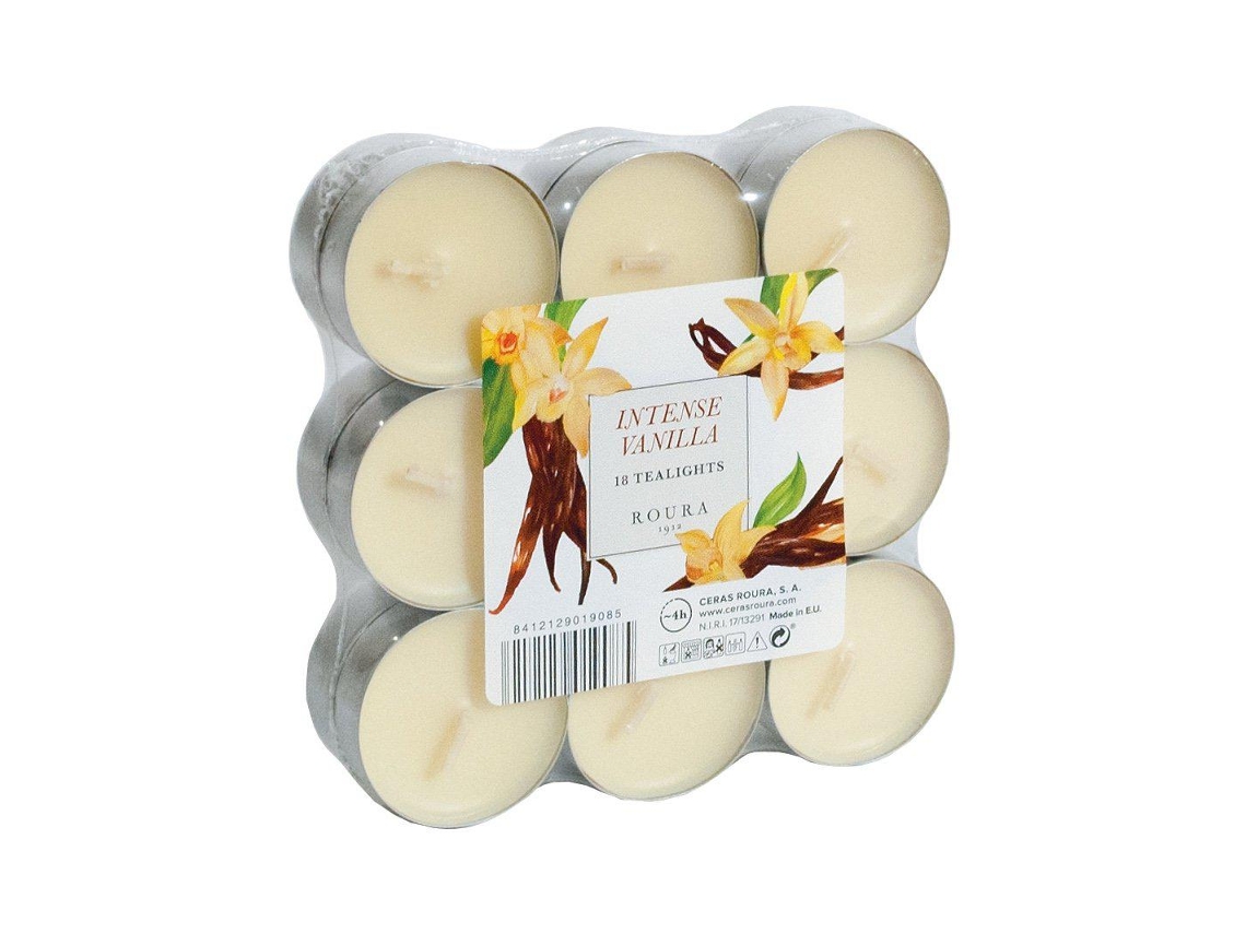 Pack 18 Tealights Perfumadas Baunilha