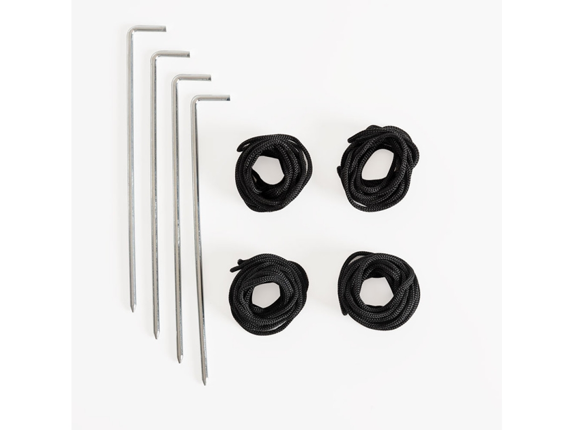Pack 4 Picaretas Com Cordas Para Tendas Eco