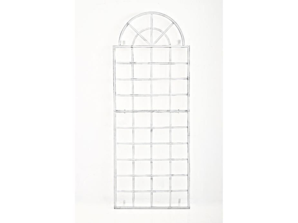 Viva Fixação De Parede Em Treliça Em Ferro, Com Moldura, Para Trepadeiras, Tamanho 180 X 70 Cm, Em Ferro 180 Cm Branco Antigo... Clp