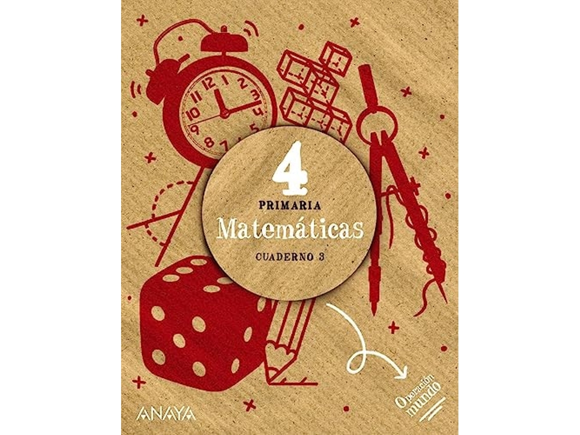 Livro Cuaderno De Matemáticas 3-4ºprimaria. Operación Mundo 2023 Da Editorial Anaya De Mª José García García E Dácil González Martel (espanhol)