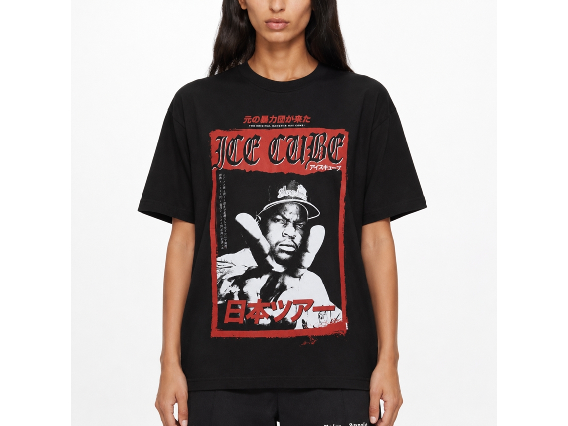 Ice Cube Kanji Peace Sign T-shirt Unisex Adults Size:l
