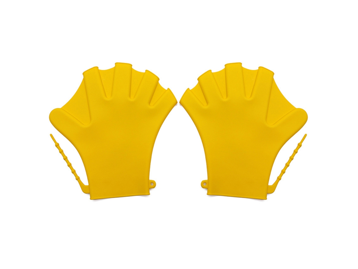 Mali luvas de Natação com Dedo Separado em Silicone Resistente À Água para Treino e Mergulho