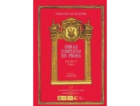 Livro Quevedo: Obras Comp. 4-1 Prosa de Francisco De Quevedo