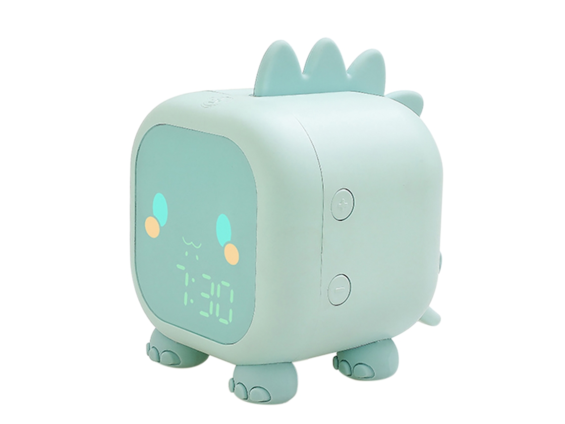 Relógio Despertador Digital Infantil com Luz Noturna, 2 Alarmes LAXISCREED