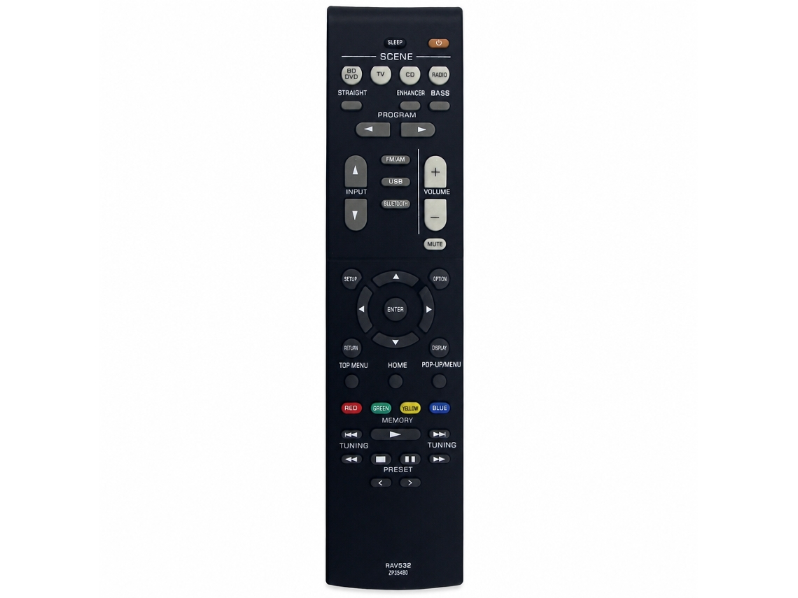 Comando À Distância Compatível Com Recetores Av Yamaha Rav532