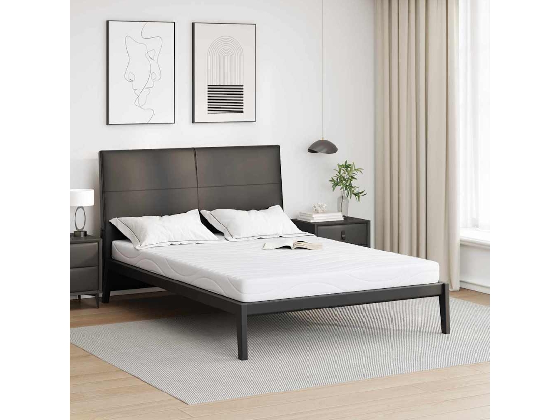 Vidaxl Colchão Médio 160 X 200 Cm Branco