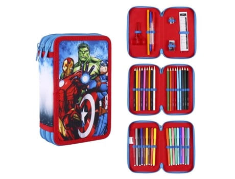 Estojo Plumier CERDÁ LIFE'S LITTLE MOMENTS com Acessórios Avengers