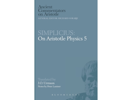 Livro Simplicius: On Aristotle Physics 5 J.O. Urmson (Inglês)