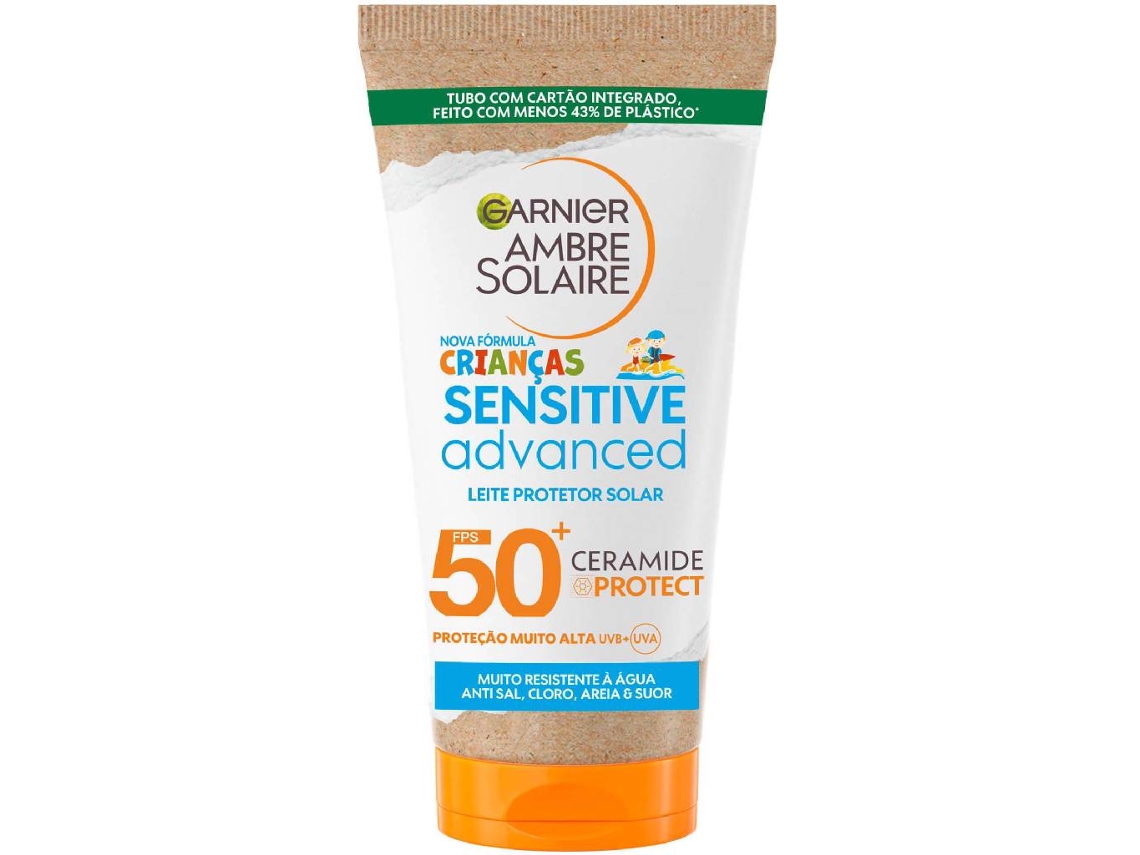 Protetor Solar Leite Sensitive Advanced Kids FPS 50+ Miniatura GARNIER AMBRE SOLAIRE 