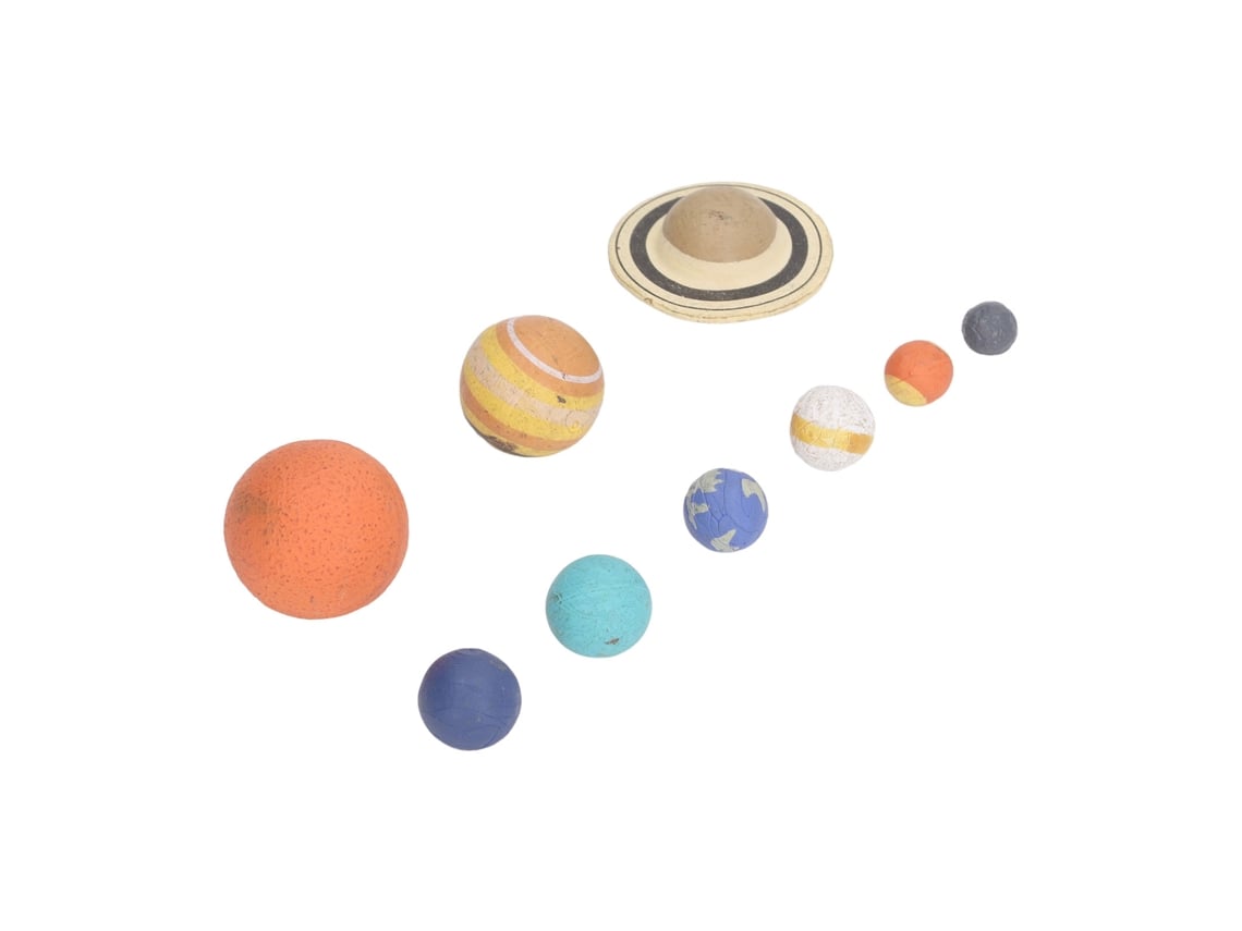 Ats modelo do Sistema Solar com 9 Planetas em Pvc, Brinquedo Educativo Espacial, Decoração de Escritório para Crianças