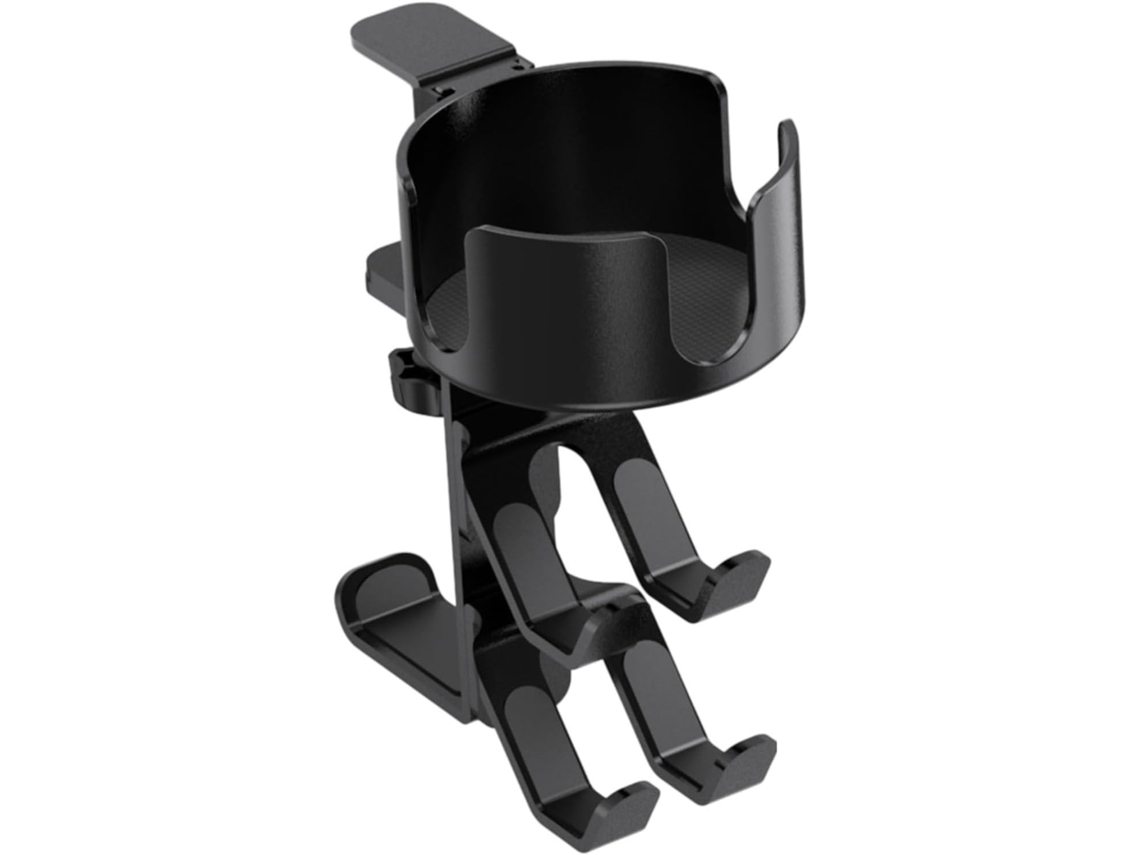 Suporte Giratório Para Copos E Fones De Ouvido, Capacidade De 9,1 Kg Para Fixação Com Grampo De Metal, Acessório