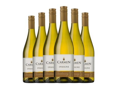Vinho branco VIÑA CARMEN Chardonnay Valle Central (0.75 L - 6 Unidades)