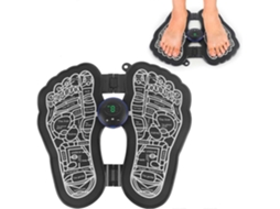 Massageador Elétrico Ems Para Os Pés, Portátil Usb Almofada Massageadora Pés Com 6 Modos E 9 Frequências Aju