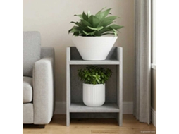 Vidaxl Suporte Para Plantas Cinzento Cimento 30 X 30 X 40 Cm