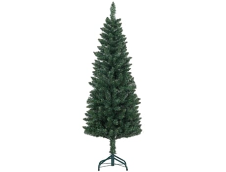 Árvore de Natal Metal e PVC cor Verde Ø55x150 cm HOMCOM