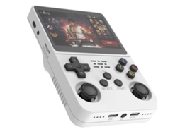 Console Portátil Retrô R36s, 128gb, Branco AQUAFORGE