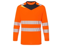 Camiseta Manga Longa PORTWEST Modaflame resistente a chamas preto S