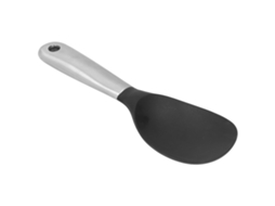 Colher De Arroz De Aço Inoxidável Com Silicone, Antiaderente, Para Servir Arroz, Com Orifício Para Pendurar, Utensílio De Cozinha. Aquaforge
