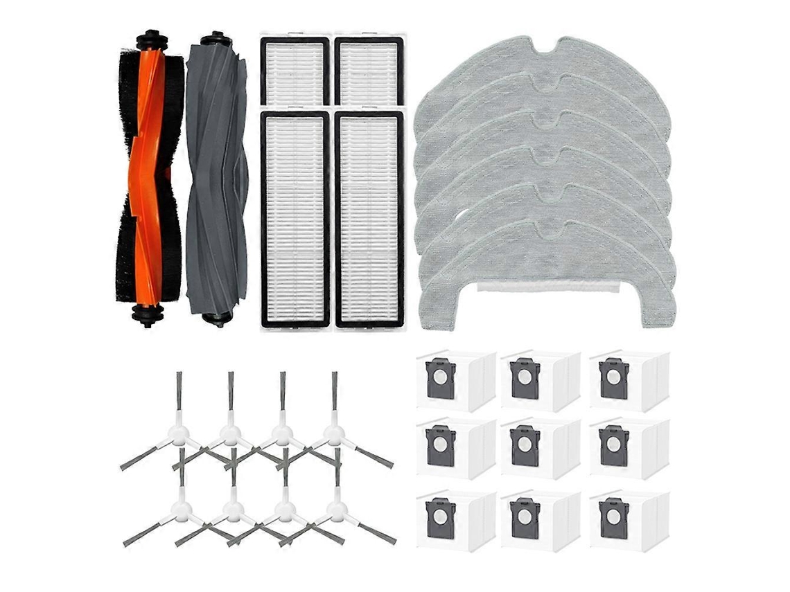 Peças De Reposição Para O Aspirador Robô Dreame D10 Plus Gen 2 Rld32gd: Escova Lateral Principal, Filtro Hepa, Pano De Limpeza.