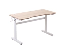 Secretária de Pé MDF e Metal cor Marrón 120x60x117 cm VINSETTO
