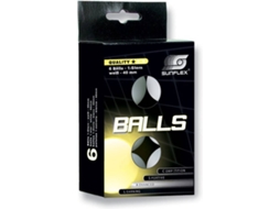 Bola de Ping-Pong SUNFLEX Advanced 40 Mm (Branco - 6 Bolas)