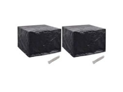 Garden Furniture Cover, Garden Furniture Covers Vidaxl Preto Polietileno (122 X 112 X 98 Cm)