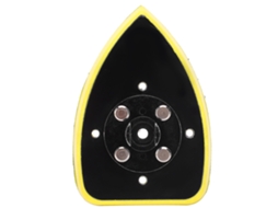 Disco de lixa triangular universal 70x100mm para lixadeiras, acessório para polimento e esmerilhamento.