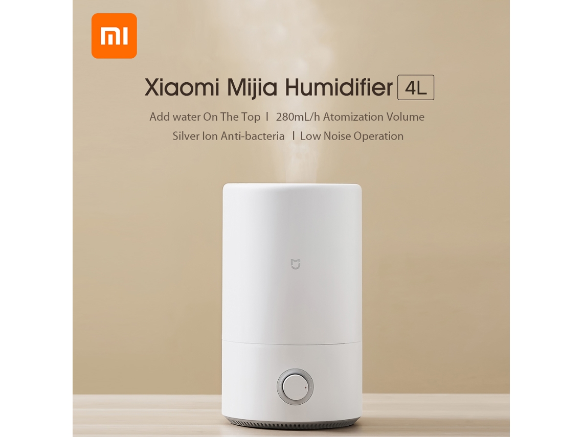 Aetheria umidificador Xiaomi Mijia 4l 280ml/h com Purificação de Ar e Óleos Essenciais para Casa e Escritório