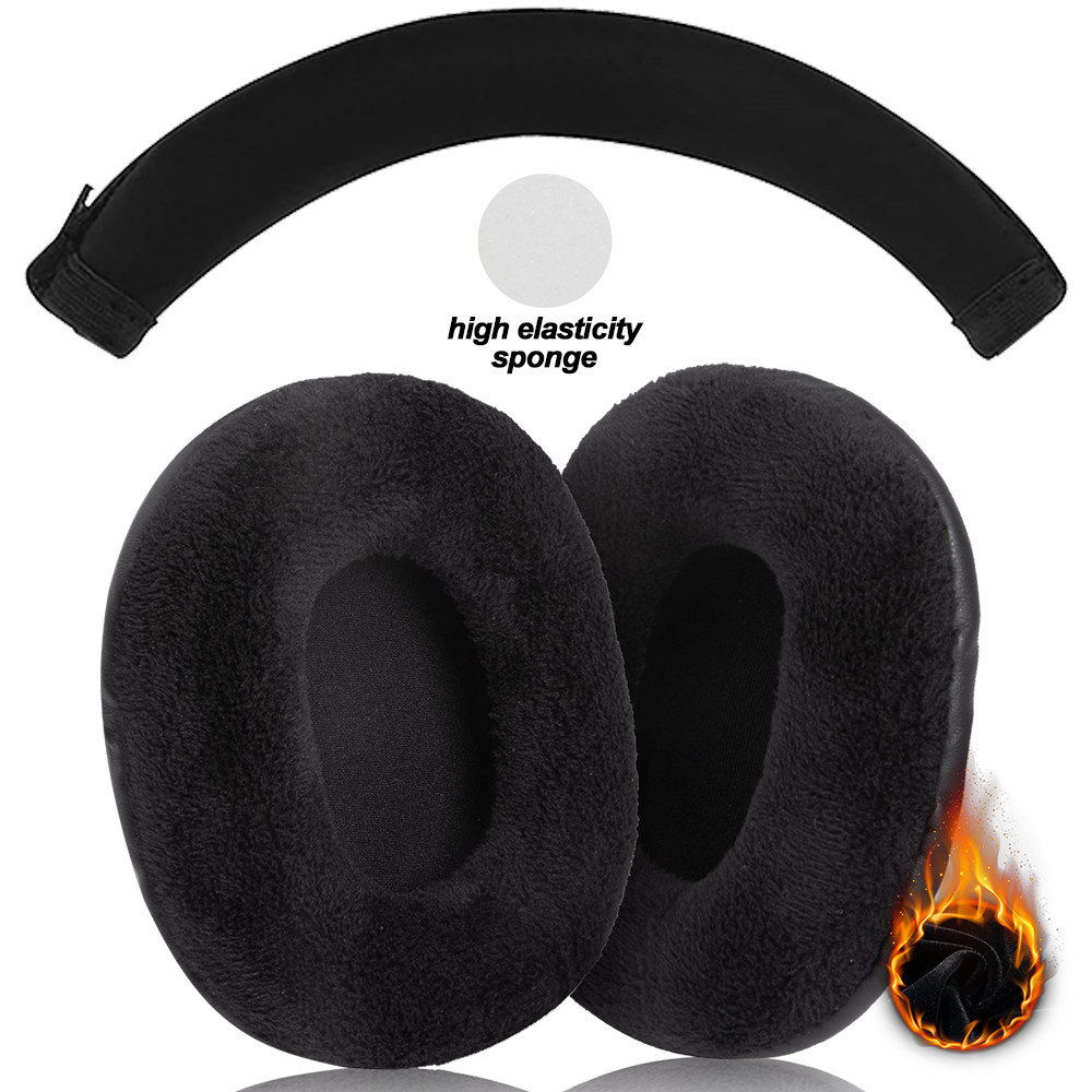 Substituição Para Audio Technica Ath Msr7b M10x/m20x/m30x/m40x/m50x/pro5v/sx1a/10x8cm 100x80mm Almofadas Para Fones De Ouvido Brilvibera