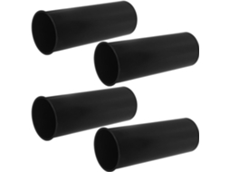 De 4 Peças Para Escova De Vaso Sanitário, Balde, Porta Escova De Dentes E Escova Para Vaso Sanitário, Preto Gokoco