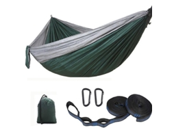 Hammock de Camping Confortável e Compacto para Aventuras Ao Ar Livre Presente Ideal para Campistas Verde Marinho