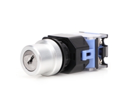 Laxiscreed Interruptor De Chave De 22mm Com Duas Posições, Circuito Nc E No