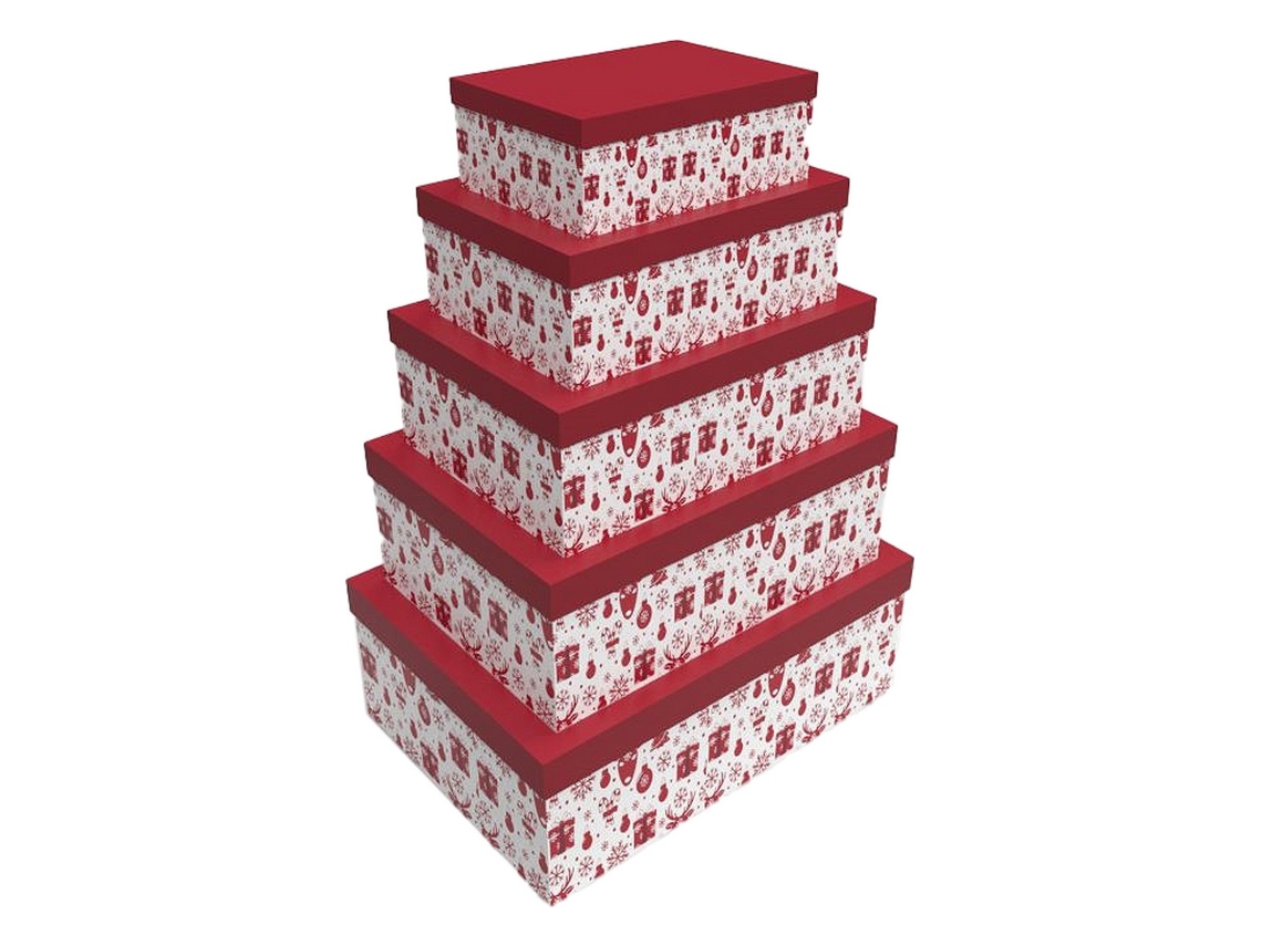 Conjunto de Caixas de Organização Empilháveis DKD HOME DECOR 84541