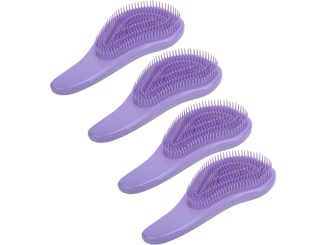 Escova De Cabelo Naroote Com Dentes Largos, Conjunto De 4 Escovas Leves Para Desembaraçar Os Cabelos, Ideais Para Casa E