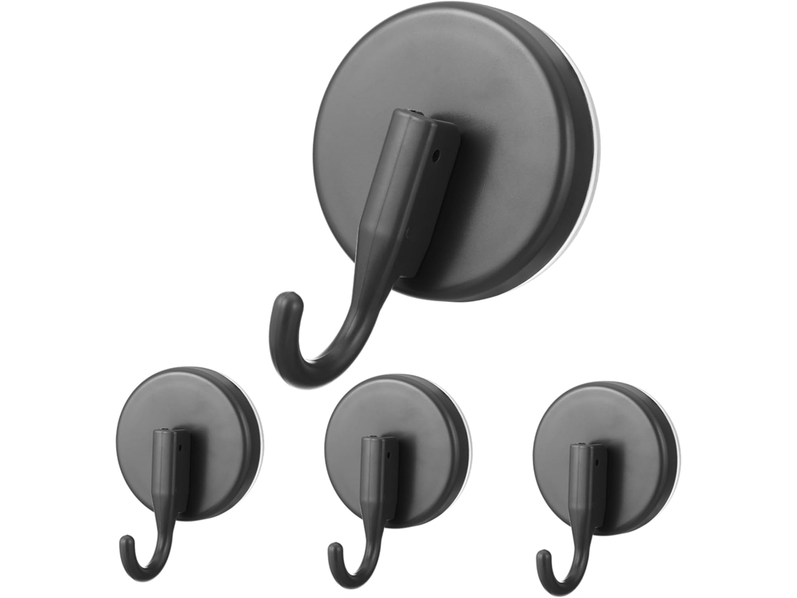 Conjunto De 4 Ganchos Com Ventosa Para Toalhas, Acessórios