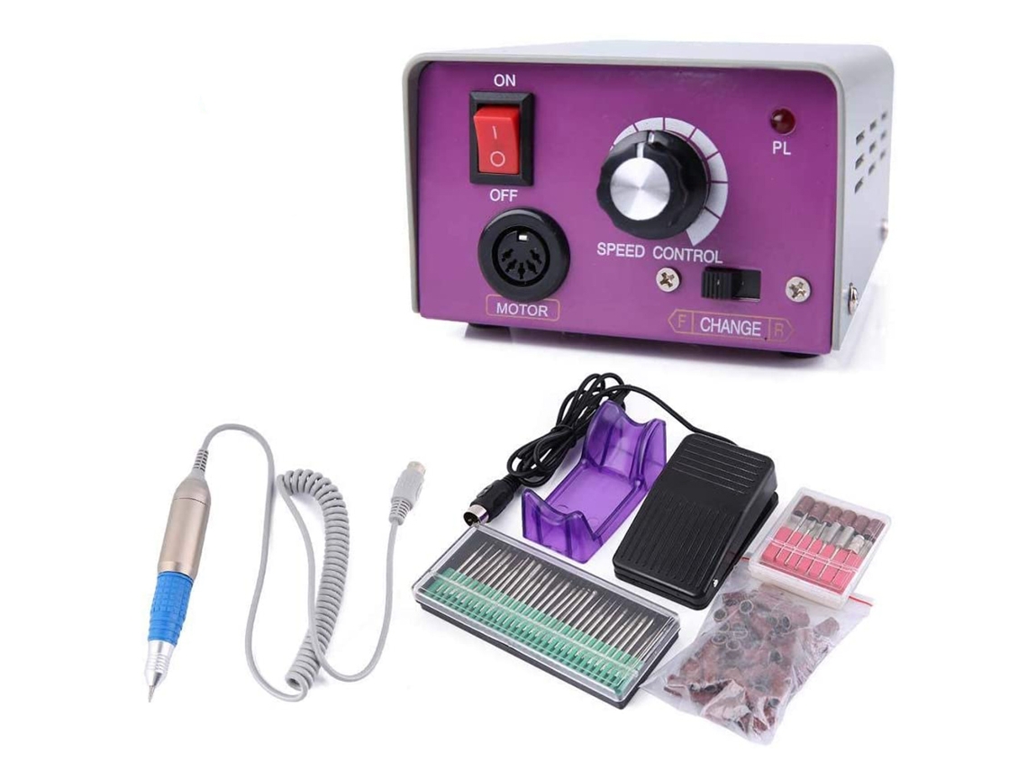 Kit De Furadeira Eléctrica Para Unhas Pen File Máquina De Manicure E Pedicure Profissional
